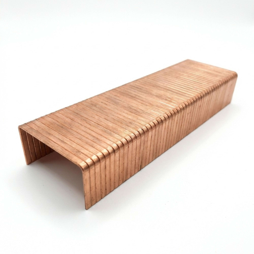 7 500 agrafes cuivrées B-22 - 35 x 22 x D. 0,9 x 2,39 mm - 6B-221 - Alsafix