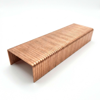 7 500 agrafes cuivrées B-22 - 35 x 22 x D. 0,9 x 2,39 mm - 6B-221 - Alsafix