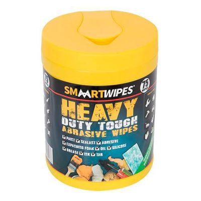 75 lingettes abrasives ultrarésistantes travaux intensifs