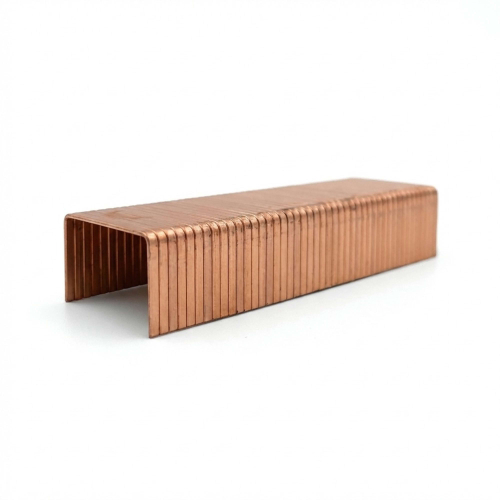 15 000 agrafes cuivrées R-22 - 32 x 22 x D. 0,9 x 1,9 mm - 6R-221 - Alsafix