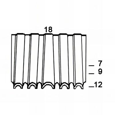 3 000 agrafes mini-croco WM18-09 - 18 x 9 mm - 6WM091 - Alsafix 2