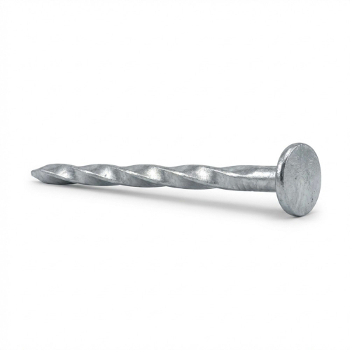 Pointe Carré Torsadé Tête Plate (TP) Alsafix en Vrac, D. 4,0 mm - 1 kg
