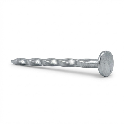Pointe Carré Torsadé Tête Plate (TP) Alsafix en Vrac, D. 4,0 mm - 1 kg