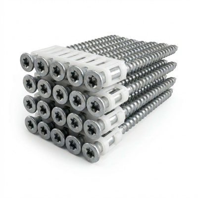 Scrail de 2000 Vis Galvanisées Torx 16° (TX) SCRAIL 25/28 mm - Alsafix