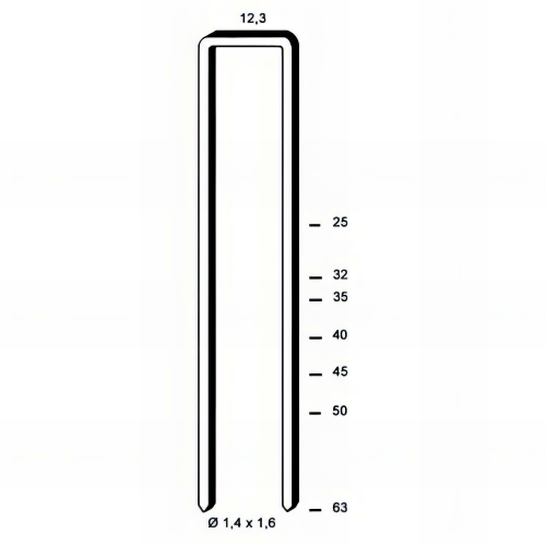 20 000 Agrafes Galvanisées Alsafix S - 12,3 x D. 1,4 x 1,6 mm - Pour Assemblage Bois/Panneaux