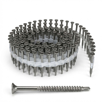 1125 vis bois en rouleaux D. 5 x 50 mm Inox A2 autoforeuse TX 20 - BDS550A2 - Alsafix