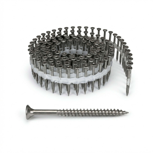 1125 vis bois en rouleaux D. 5 x 60 mm Inox A2 autoforeuse TX 25 - BDS560A2 - Alsafix