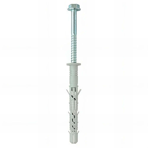 Blister de 10 chevilles à expansion nylon à visser NFA+ D. 10 x 100 mm - CM10100H+BL - Alsafix