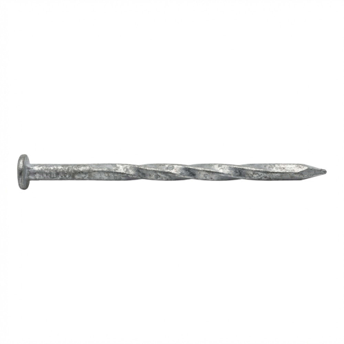 Pointe galvanisée à chaud (HDG) carré torsadé (CT) en vrac tête plate (TP) 3,6 x 90 mm - 1 kg - 1P360907 Alsafix