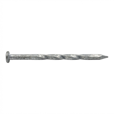 Pointe galvanisée à chaud (HDG) carré torsadé (CT) en vrac tête plate (TP) 3,6 x 90 mm - 1 kg - 1P360907 Alsafix