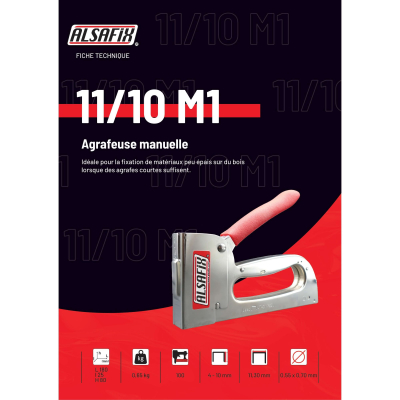 Agrafeuse manuelle 11/10 M1 - 133G14 - Alsafix 2