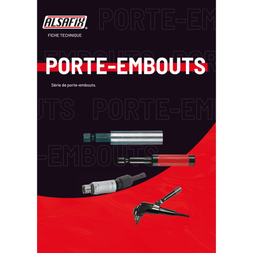 Porte embout de vissage magnétique 1/4" - 134H060 - Alsafix