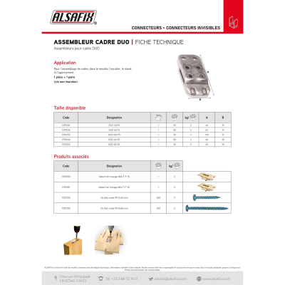 500 vis tête ronde PH2 zinguée blanche 5 x 40 mm - AL-137Z702 - Alsafix