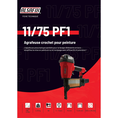 Agrafeuse pneumatique 11/75 PF1 - 15M375PF - Alsafix 2