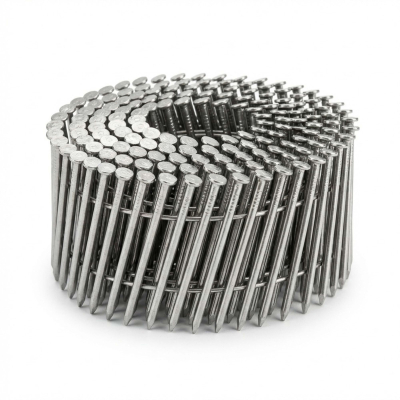 Coil de 9 000 pointes annelées INOX 16° COILS 25/27 D. 2,5/2,7 x 50 mm - 16F25509 Alsafix