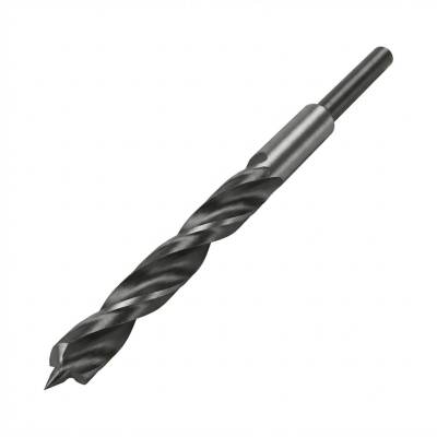 Mèche bois double listel D. 8 x LT. 117 x Lu. 75 mm - Q. cylindrique - DL081171 - Alsafix