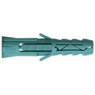 Blister de 25 chevilles Nylon triple expansion NP D. 12 x Lt. 60 mm - CN12060BL - Alsafix