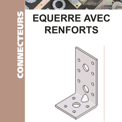 Equerre avec renforts (H x L x l x ép) 90 x 50 x 76 x 3,0 mm - AL-ER09050830 - Alsafix