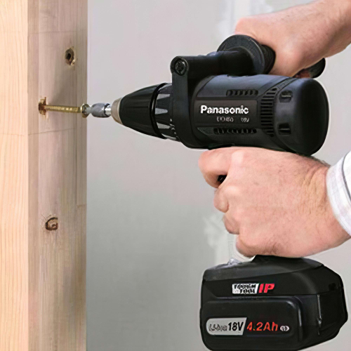 Perçeuse Visseuse 13mm 57 Nm 18 vitesses sans fil 18V 5,0 Ah Li-ion Panasonic - EY7450LJ2S - Alsafix