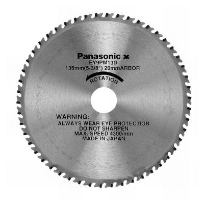 Lame acier D. 135 x 20 mm x Z 30 dents pour scie circulaire EY45A2L - EY9PM13C - Alsafix