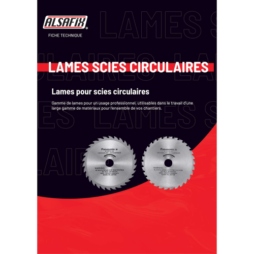 Lame bois D. 135 x 20 mm x Z 48 dents pour scie circulaire EY45A2L - EY9PW13B - Alsafix