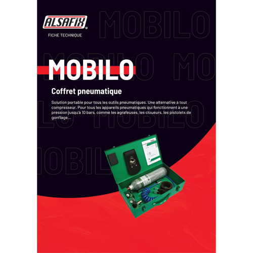 Coffret MOBILO pour outils pneumatiques jusqu'à 10 bars - MOBILO - Alsafix