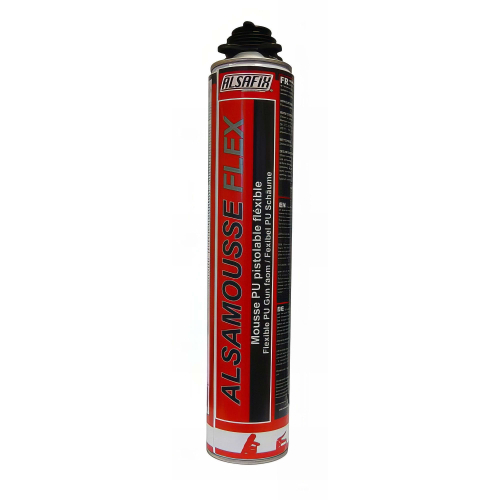 Mousse polyuréthane de collage d'isolation pistolable ALSAMOUSSE ISO 750 ml - PO08138 - Alsafix