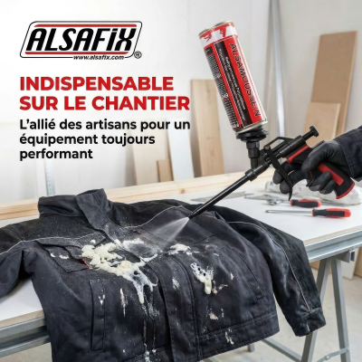 Nettoyant 500 ml pour pistolet TF mousse polyuréthane - PO08142 - Alsafix