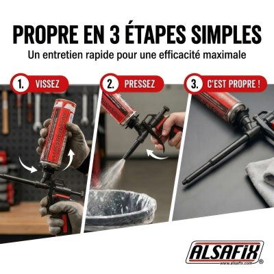 Nettoyant 500 ml pour pistolet TF mousse polyuréthane - PO08142 - Alsafix