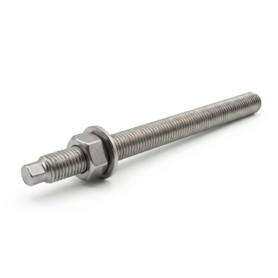 Blister de 5 tiges filetées avec écrou et rondelle STM M12 x Lt. 160 mm - INOX A4 - PO23115BL - Alsafix