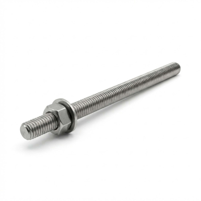 Blister de 5 tiges filetées avec écrou et rondelle STM M16 x Lt. 190 mm - INOX A4 - PO23120BL - Alsafix