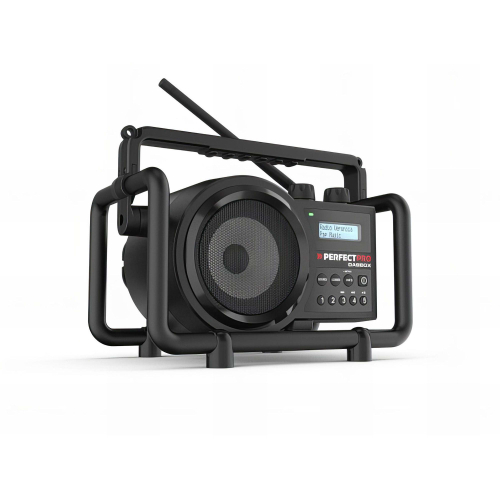 Radio de chantier DABBOX - 7 W - Bluetooth, MP3, Aux in, FM, DAB+ - Perfect Pro