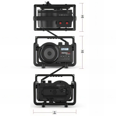 Radio de chantier DABBOX - 7 W - Bluetooth, MP3, Aux in, FM, DAB+ - Perfect Pro