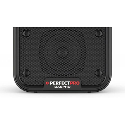 Radio de chantier DABPRO - 7 W - Bluetooth, MP3, Aux in, FM, DAB+ - Perfect Pro