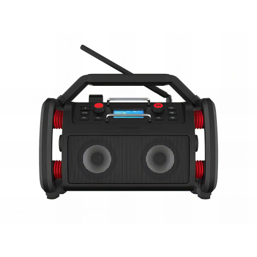 Radio de chantier ROCKBULL - 2 x 25 (50) W - Bluetooth, MP3, Aux in, FM, USB, DAB+ - Perfect Pro