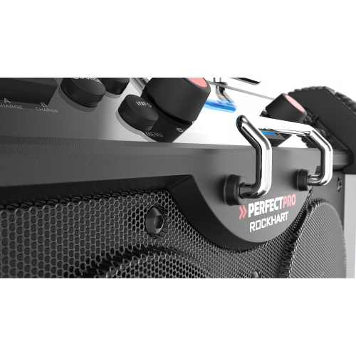 Radio de chantier ROCKHART - 2 x 30 (60) W - Bluetooth, MP3, Aux in, FM, DAB+ - Perfect Pro