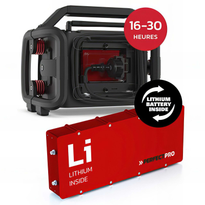 Radio de chantier ROCKPRO - 2 x 15 (30) W - Wifi, Bluetooth, MP3, Aux in, FM, USB, DAB+, Micro intégré - Perfect Pro