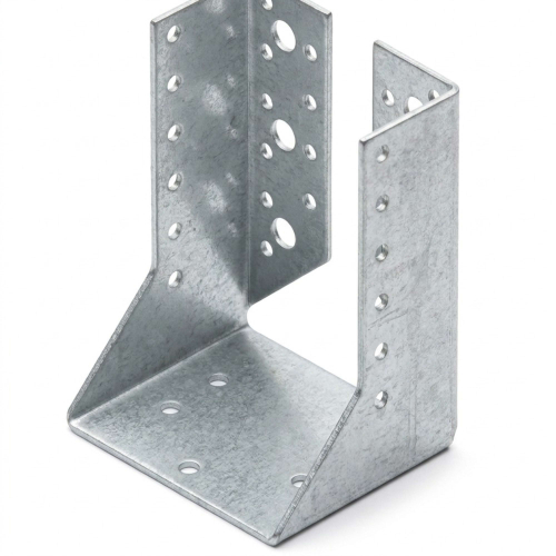 Sabot de charpente à ailes intérieures (P x l x H x ép) 70 x 64 x 128 x 2,0 mm - AL-SI064128 - Alsafix