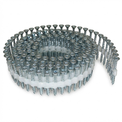 1125 vis bois en rouleaux D. 5 x 60 mm galavanisées TX 25 - SP5060TX - Alsafix