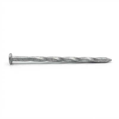 Pointe galvanisée à chaud (HDG) carré torsadé (CT) en vrac tête plate (TP) 2,8 x 60 mm - 5 kg - TP280607 Alsafix
