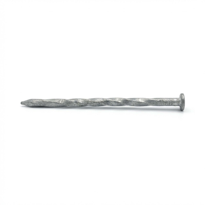 Pointe galvanisée à chaud (HDG) carré torsadé (CT) en vrac tête plate (TP) 3,6 x 90 mm - 5 kg - TP360907 Alsafix