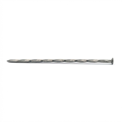 Pointe galvanisée à chaud (HDG) carré torsadé (CT) en vrac tête plate (TP) 4,1 x 100 mm - 5 kg - TP411007 Alsafix