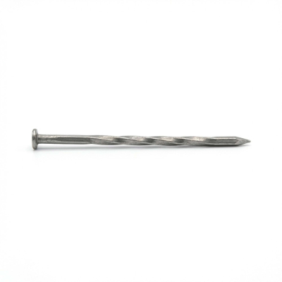 Pointe carré torsadé (CT) en vrac tête plate (TP) 4,5 x 110 mm - 5 kg - TP451104 Alsafix