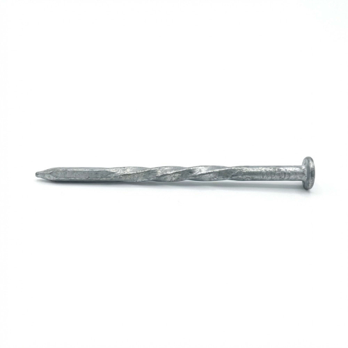 Pointe galvanisée à chaud (HDG) carré torsadé (CT) en vrac tête plate (TP) 5,5 x 140 mm - 5 kg - TP551407 Alsafix