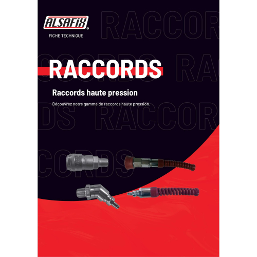 Raccord compresseur haute pression 1/4" femelle avec pas inversé - TT05015 - Alsafix