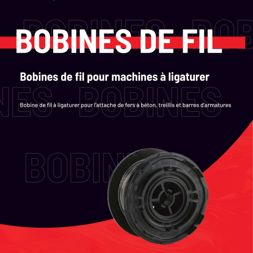 Bobine de fil D. 1 mm en acier galvanisé TW1061T-EG pour ligatureuse RB94001 - TW90531 - Alsafix