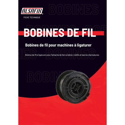 Bobine de fil D. 1 mm en polyester TW1061T-PC pour ligatureuse RB94001 - TW90532 - Alsafix