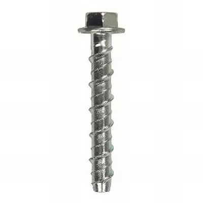 Blister de 10 Vis d'Ancrage Béton Auto-Taraudeuse BT D. 12 mm - Zingué - Alsafix