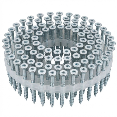 2500 Vis Bois en Rouleaux D. 4 mm Galvanisées TX 20 - Alsafix