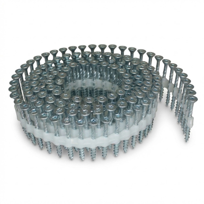 2000 Vis Bois en Rouleaux D. 4 mm Galvanisées TX 20 - Alsafix
